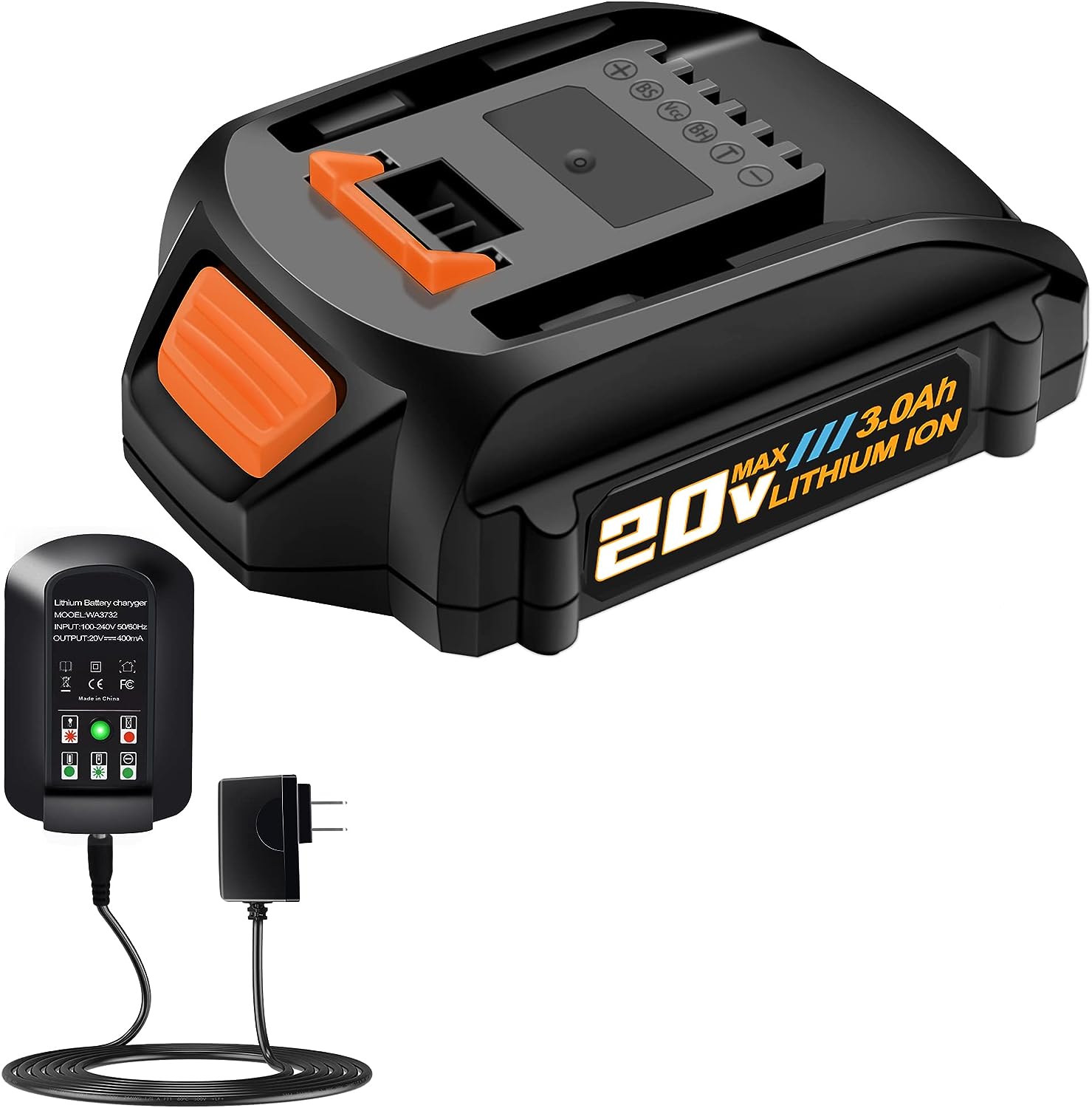 Worx 20V MAX Power Share Power Tools Battery Interface